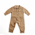 Baby Utility Jumpsuit, Sizes Available: 6-24 Months Colour:Khaki