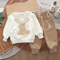 Girls Bunny Fleece Winter Set.